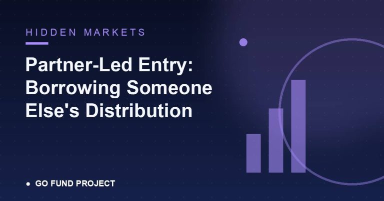 Partner-Led Entry: Borrowing Someone Else's Distribution