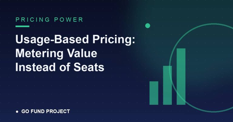 Usage-Based Pricing: Metering Value Instead of Seats