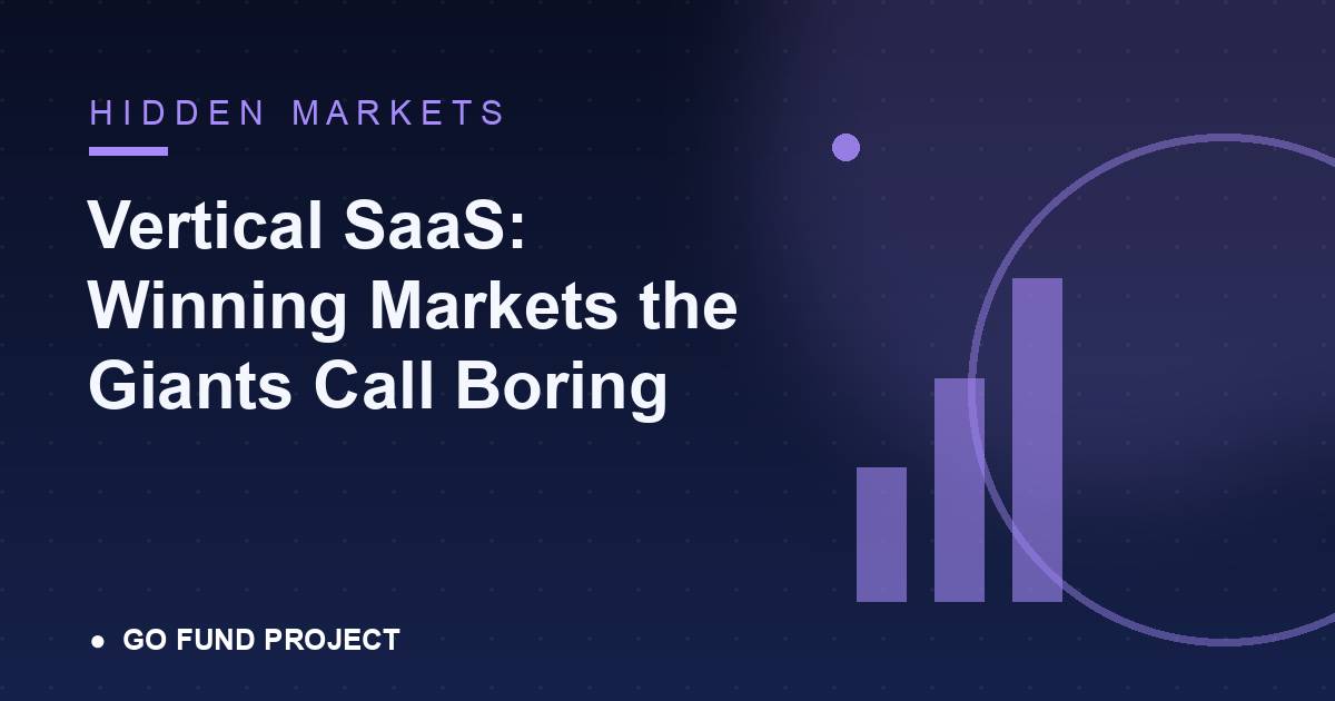 Vertical SaaS: Winning Markets the Giants Call Boring